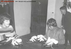 1978 réception des chaussures de ski