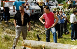 1989 Concours de bucheron Saint Pierre de Genebroz